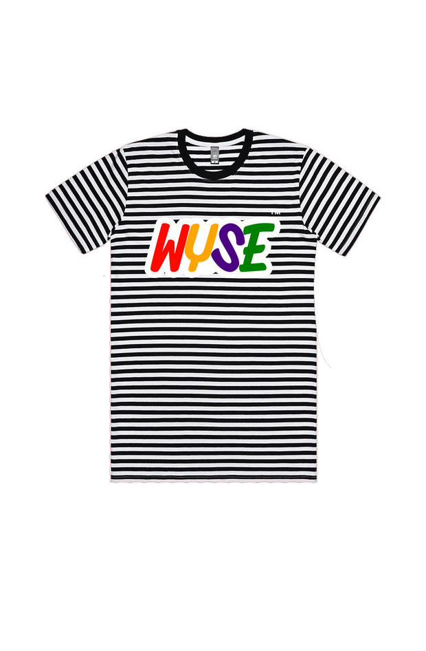 WYSE Black White Stripe T-Shirt: Effortless Style Meets Comfort