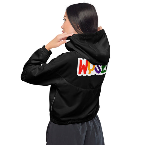 WYSE Womens Cropped Windbreaker