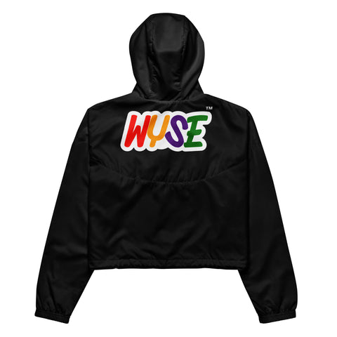 WYSE Womens Cropped Windbreaker